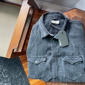 Allsaints Fort Corduroy Western shirt